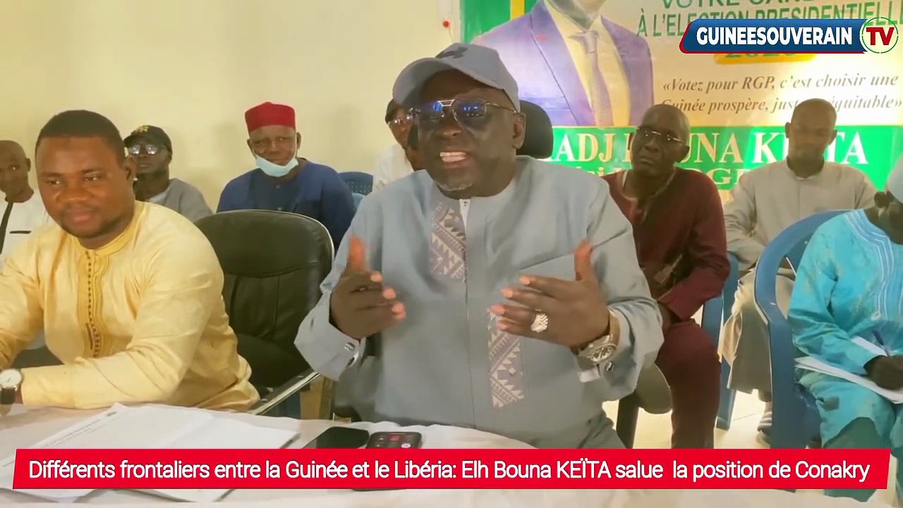 Différent frontalier entre la Guinée et le Libéria