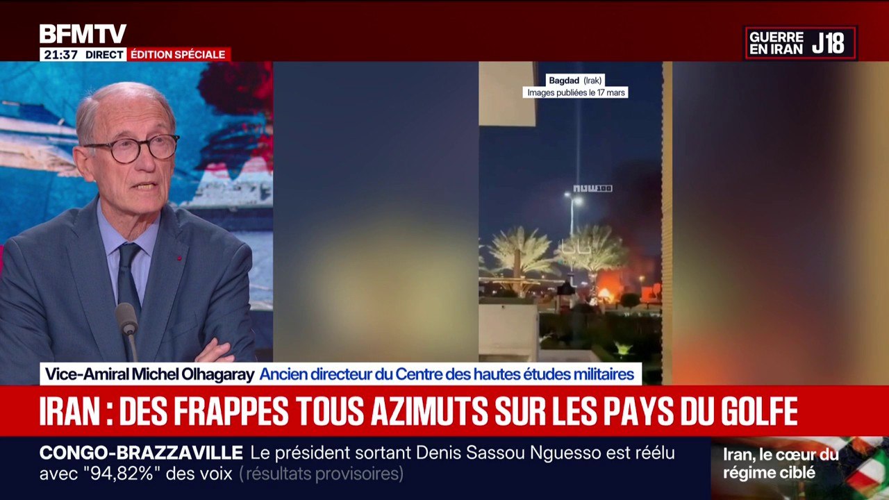 Guerre au Moyen-Orient: "Donald Trump est en train d'épuiser son appareil militaire", observe Michel Olhagaray, ancien directeur du Centre des hautes études militaires