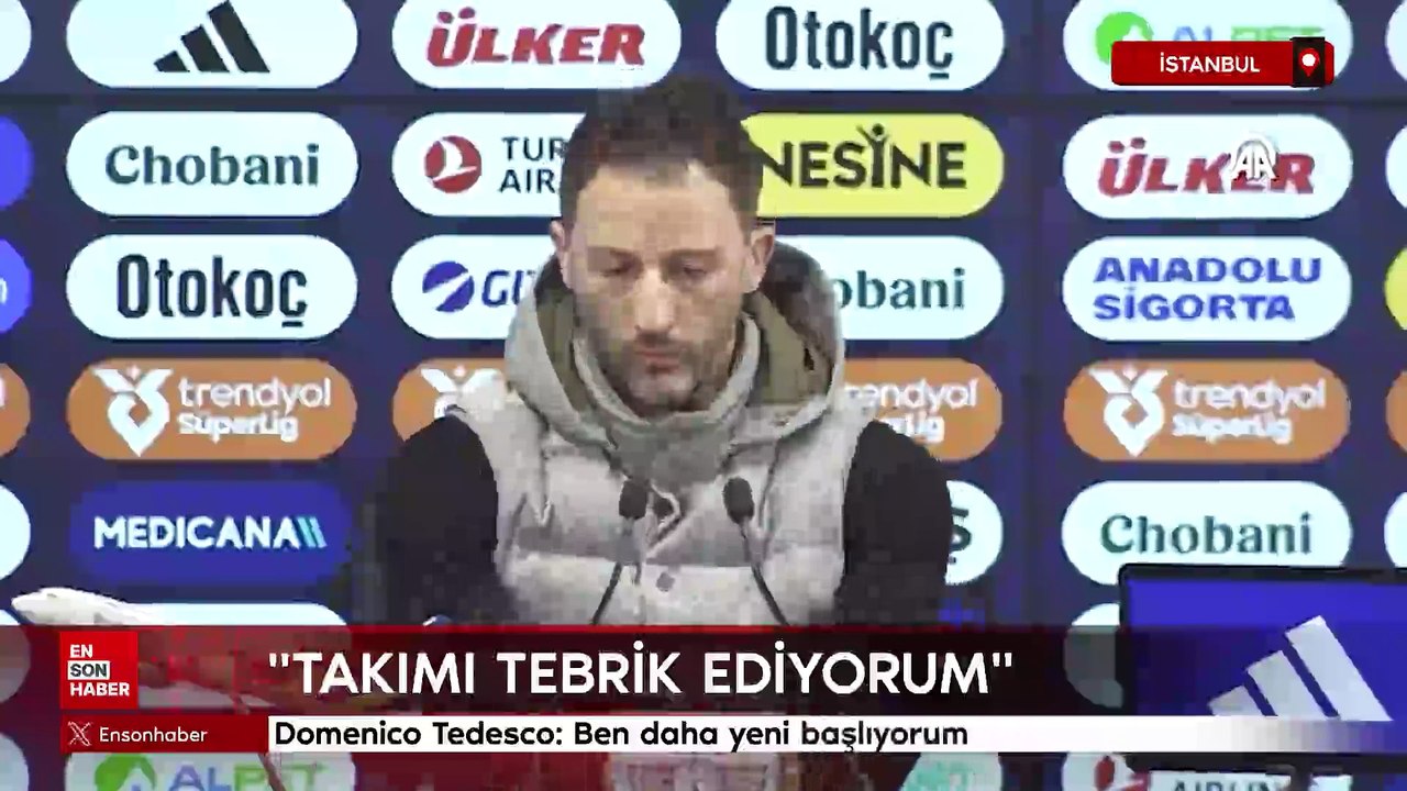 Domenico Tedesco: Ben daha yeni başlıyorum