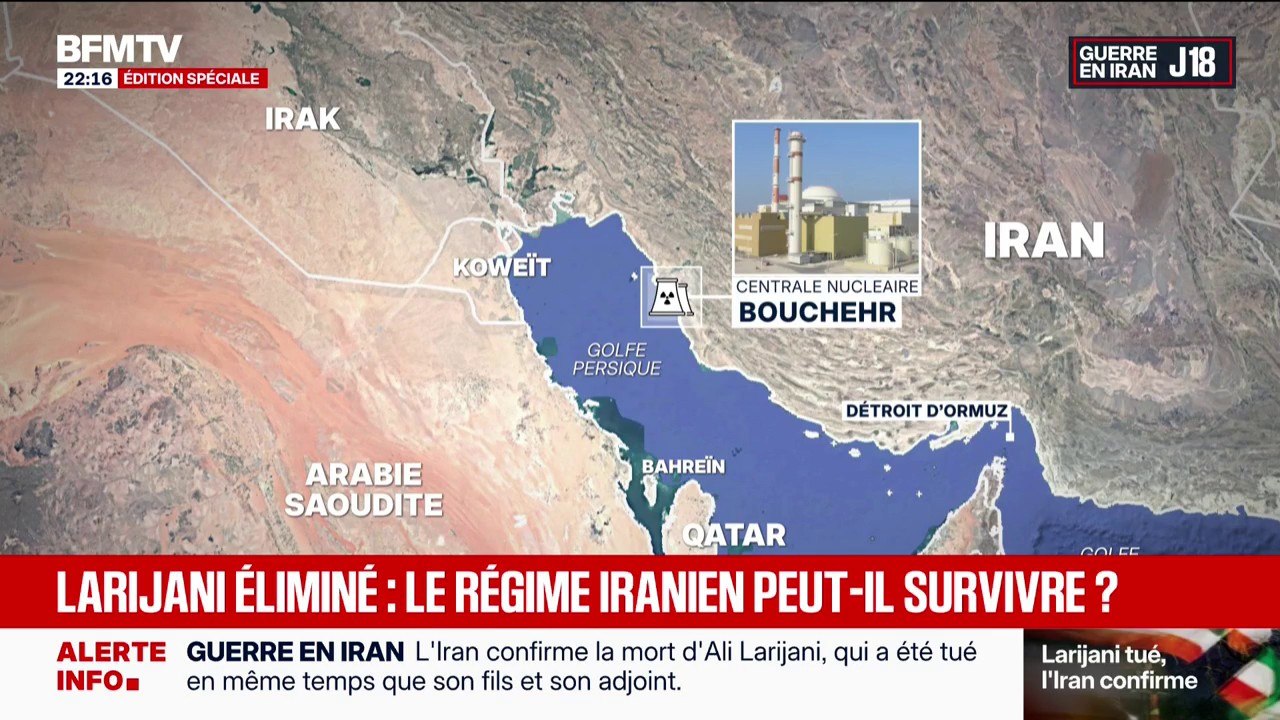 Un projectile aurait touché la centrale nucléaire iranienne de Bushehr, selon l'agence de presse Tasnim