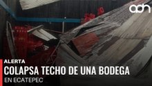 🚨¡Última Hora! Colapsa techo de una bodega en la colonia San Carlos, en Ecatepec