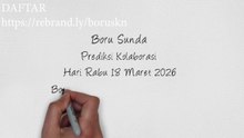 Kode Syair Boru Sunda Hari Rabu 18 Maret 2026 #PakTuntung