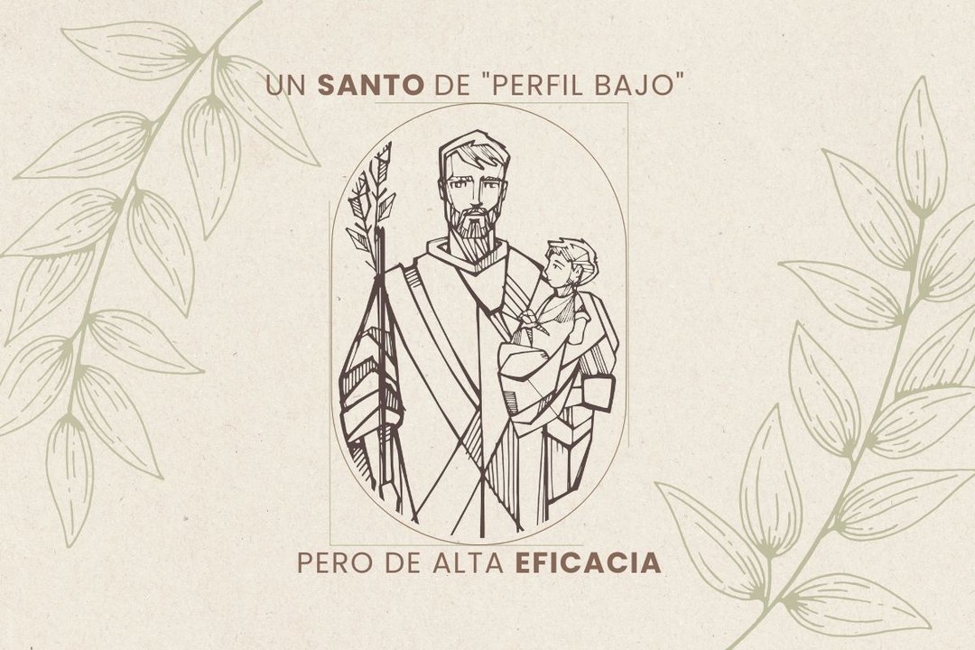 Un santo de perfil bajo pero de alta eficacia
