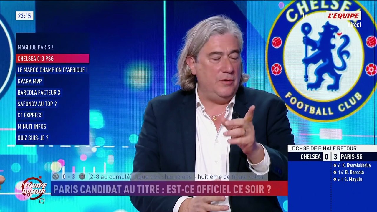 Lions : «  L'ouverture du score du PSG provient d'une fautre technique de Sarr, le défenseur de Chelsea » - Foot - Ligue des champions