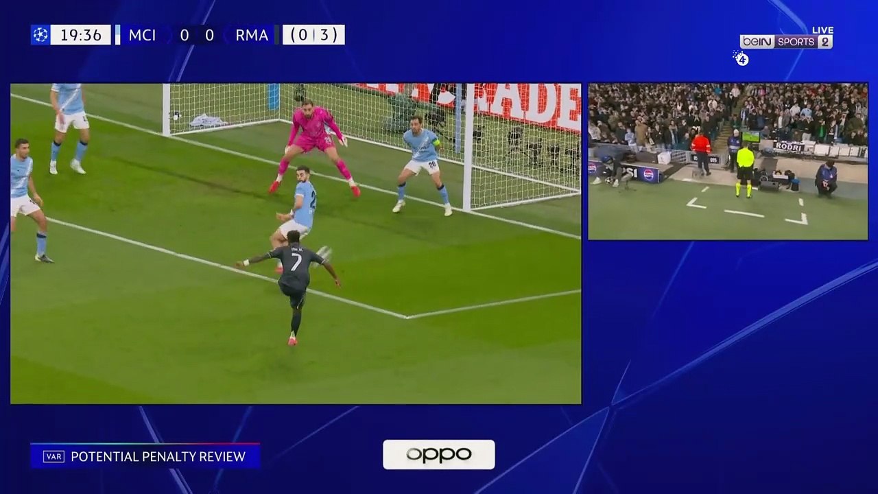 دوري أبطال أوروبا مانشستر سيتي – ريال مدريد  الشوط الاول 2026-03-17