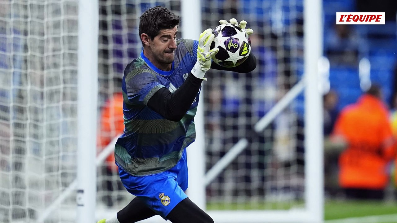 Blessé, le gardien du Real Madrid Thibaut Courtois remplacé à la mi-temps face à Manchester City en Ligue des champions - Foot - Ligue des champions