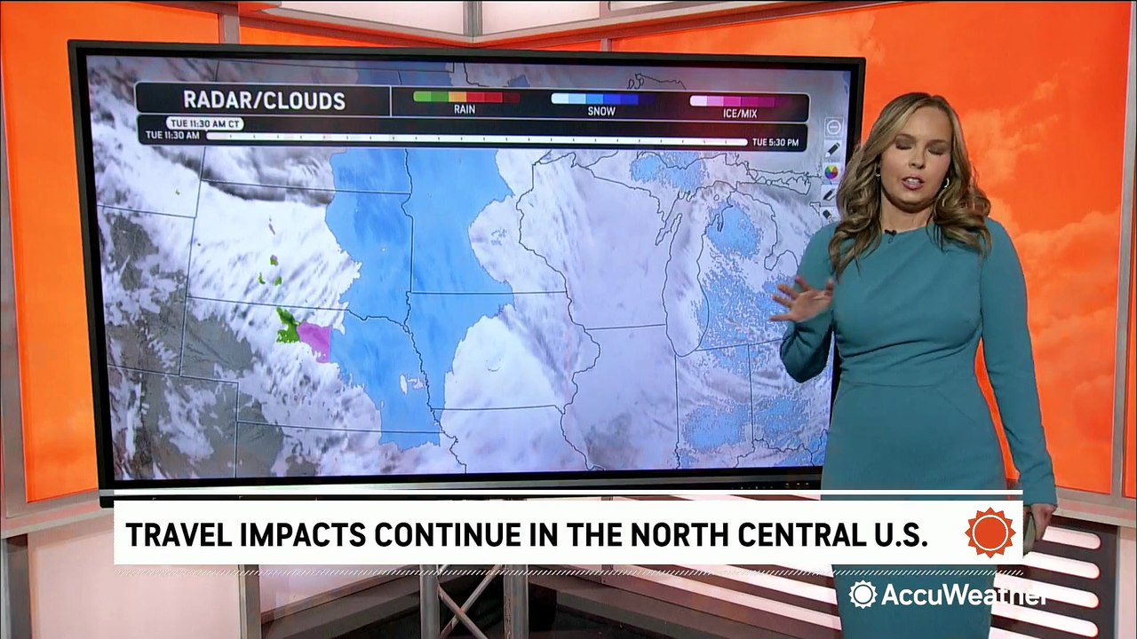 New storm system brings additional snow to the Midwest