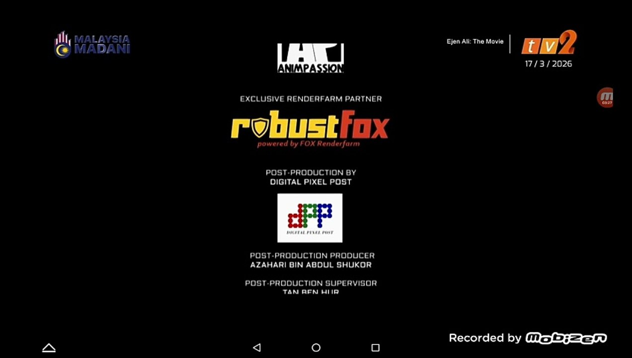 Screen On 2 TV2 : Ejen Ali: The Movie - End Credits (2026)