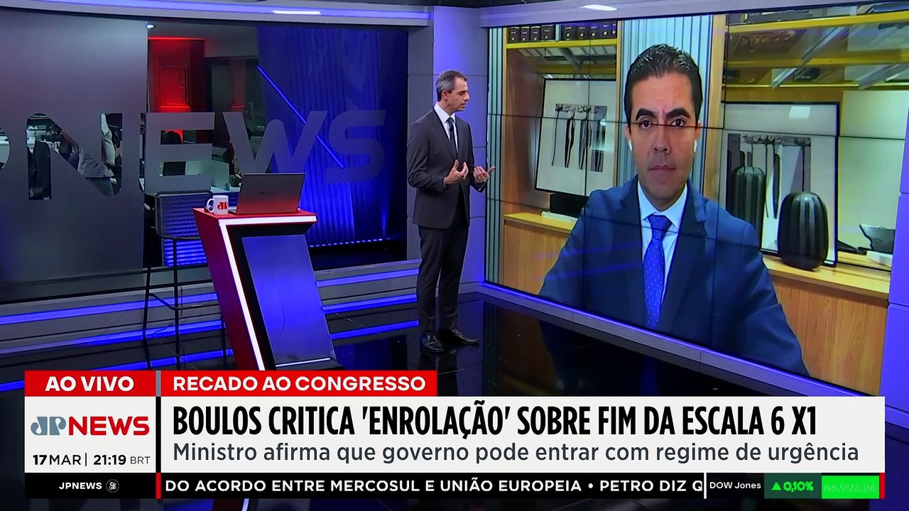 Boulos critica "enrolação" no Congresso e ameaça regime de urgência para fim da escala 6x1