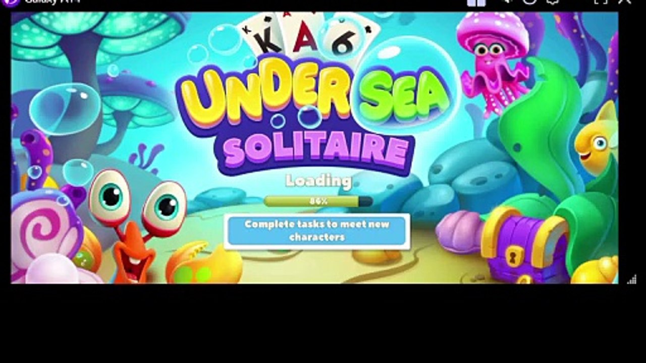 Level 01-Under Sea Slitaire: Tripeak