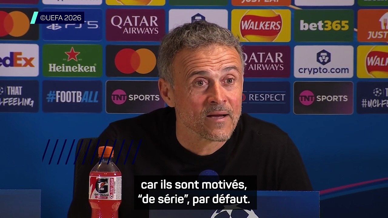 Luis Enrique : "C’est un vrai plaisir d’avoir ce type de joueurs"