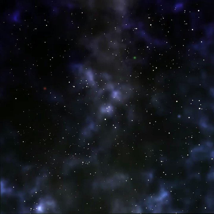 Timelapse: Blue & Gray Space Clouds - Digital Painting Process