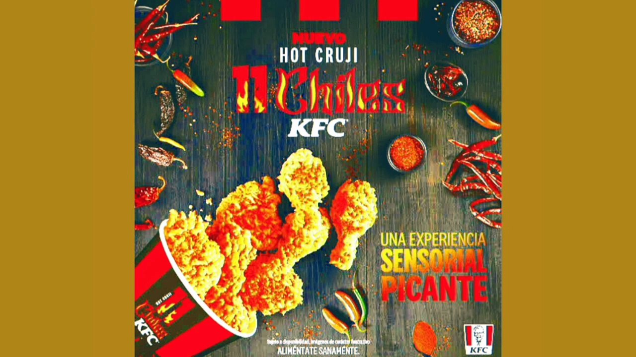 Nuevo KFC Hot Cruji 11 Chiles Una Experiencia Picante 2022