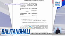 Complainants sa impeachment laban kay VP Duterte, tumangging sumagot sa tugon ng kampo ng bise | Balitanghali