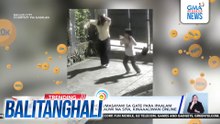 Video ng estudyanteng sumasayaw sa gate para ipaalam sa mga magulang na nakauwi na siya, kinaaaliwan online | Balitanghali