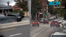 Three-wheel ute sparks chaos in wild Melbourne police chase