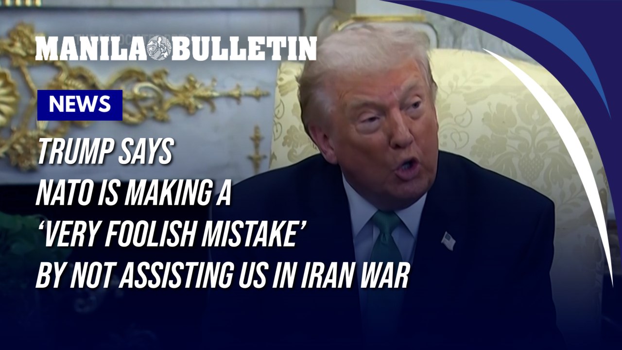 Trump says NATO is making a ‘very foolish mistake’ by not assisting US in Iran war
