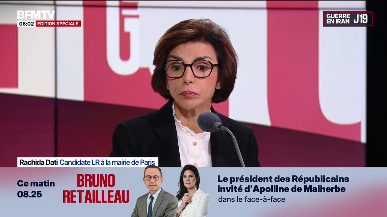 Municipales à Paris: Rachida Dati fusionne sa liste avec celle de Pierre-Yves Bournazel