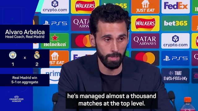 Arbeloa hails Guardiola after Real knock City out of Champions League