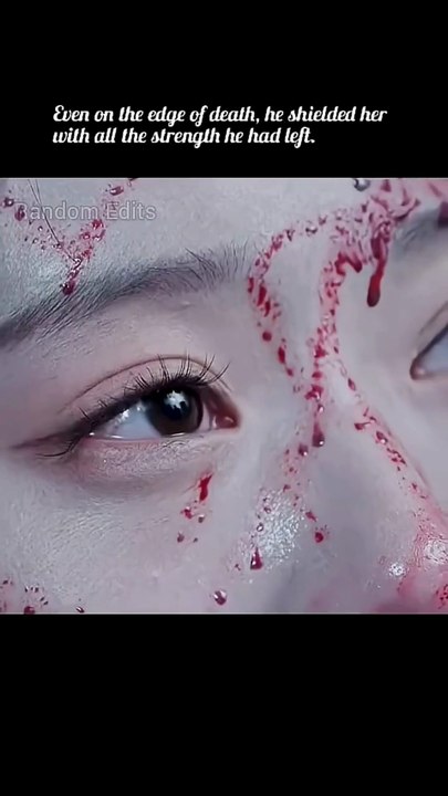 Even on the edge of death 😭 , he shielded her...