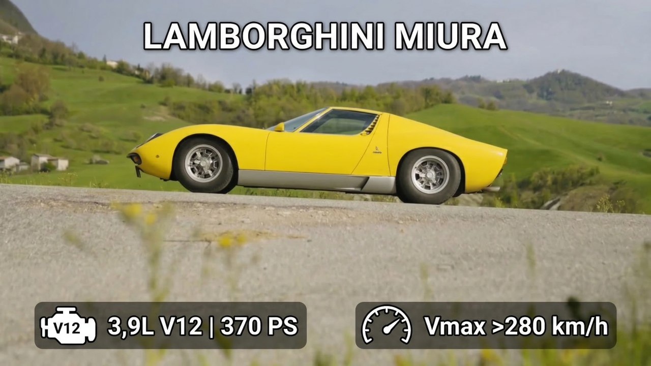 Lamborghini Miura: Warum er bis heute eine Ikone ist