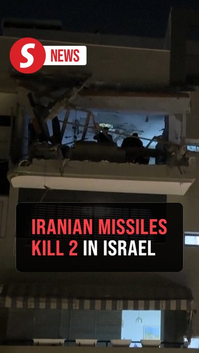 Israeli authorities say two killed in missile strike in Ramat Gan