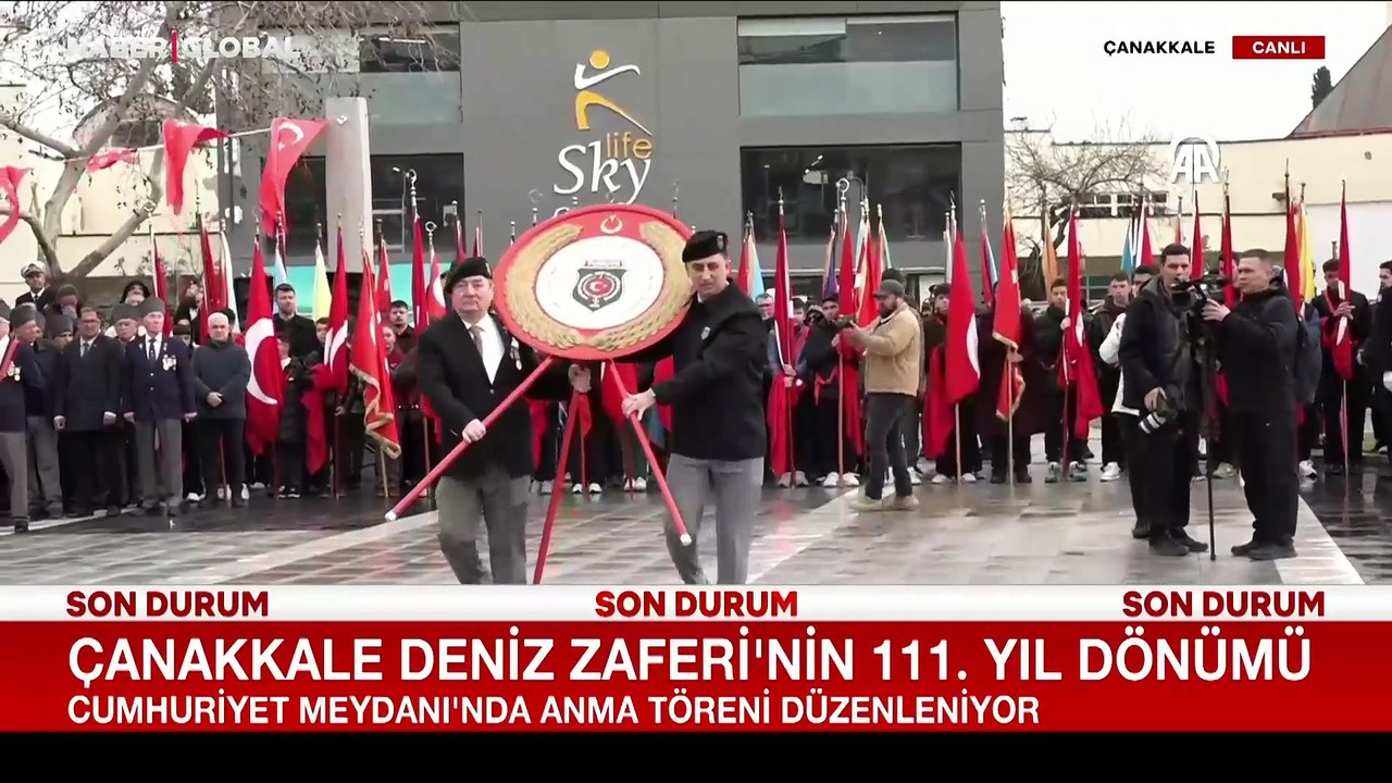 Çanakkale Deniz Zaferi: Cumhuriyet Meydanı’nda anma töreni düzenleniyor