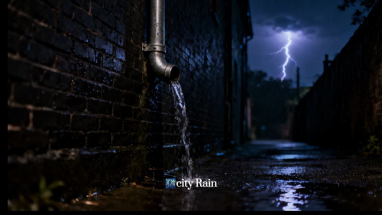Relaxing Rain & Thunderstorm 🌧️ | Deep Sleep & Meditation