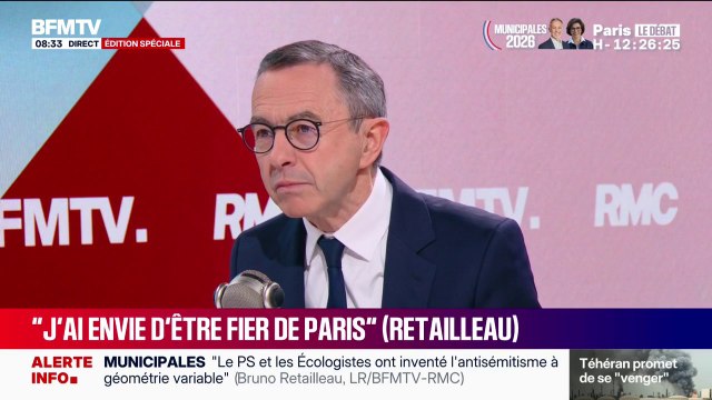 Municipales 2026: J'assume de dire aux électeurs du RN: 'Votez pour Rachida Dati' , affirme Bruno Retailleau