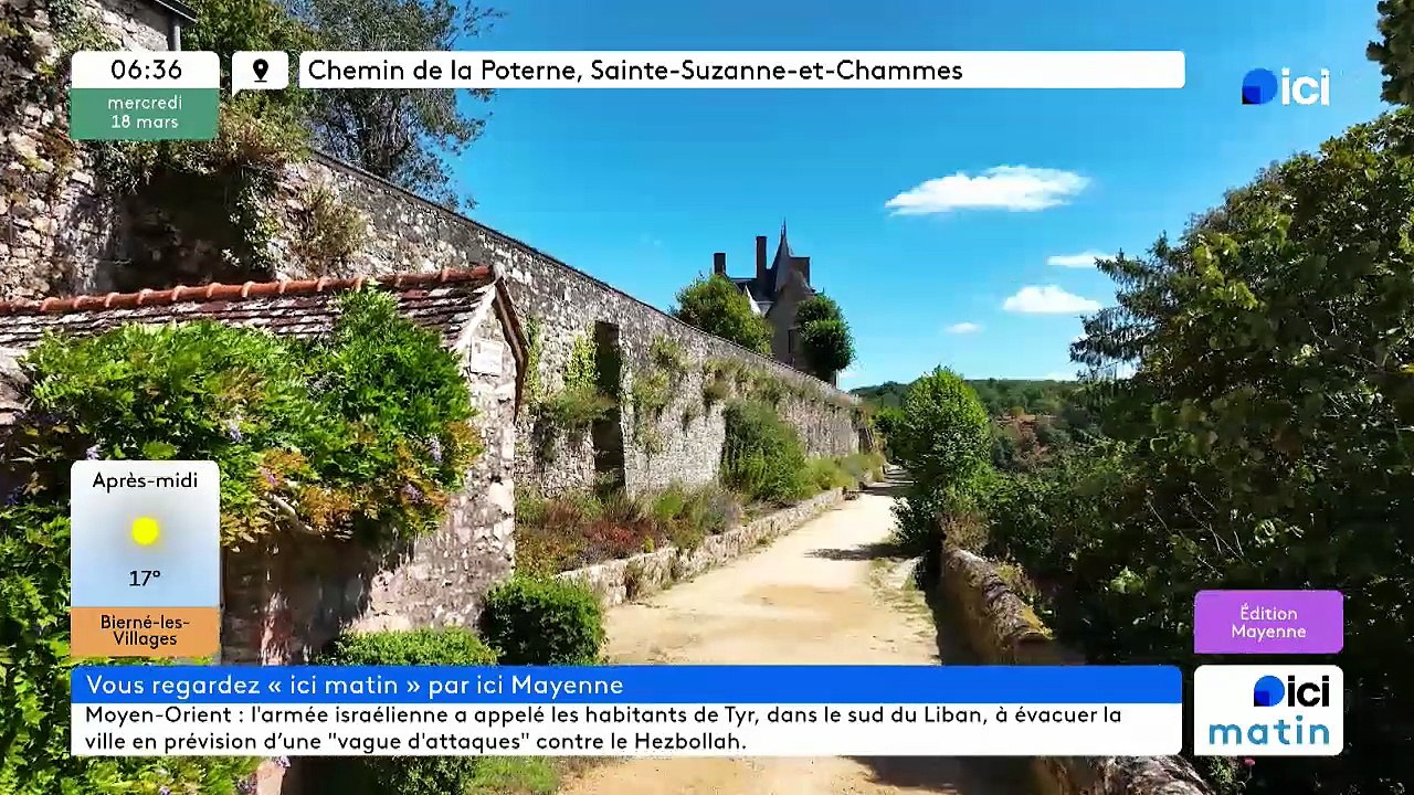 18/03/2026 - ici matin par ici Mayenne en vidéo