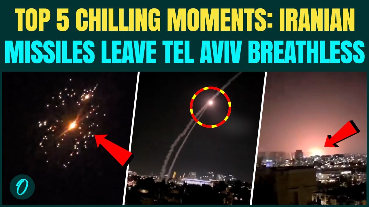 TOP 5 MOMENTS: Iran UNLEASHES Ballistic Missile Barrage on Tel Aviv |RAW Aftermath Caught On Camera