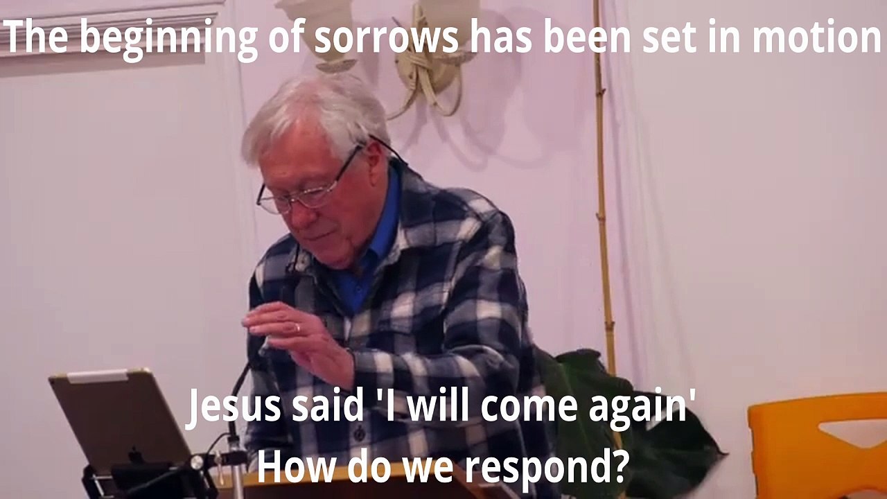 The beginning of sorrows has been set in motion