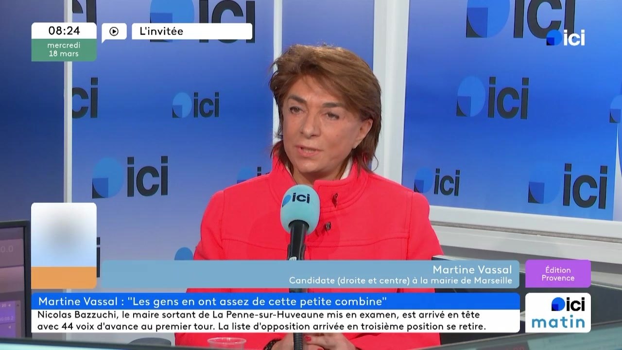 Martine Vassal, invitée d'ICI Provence
