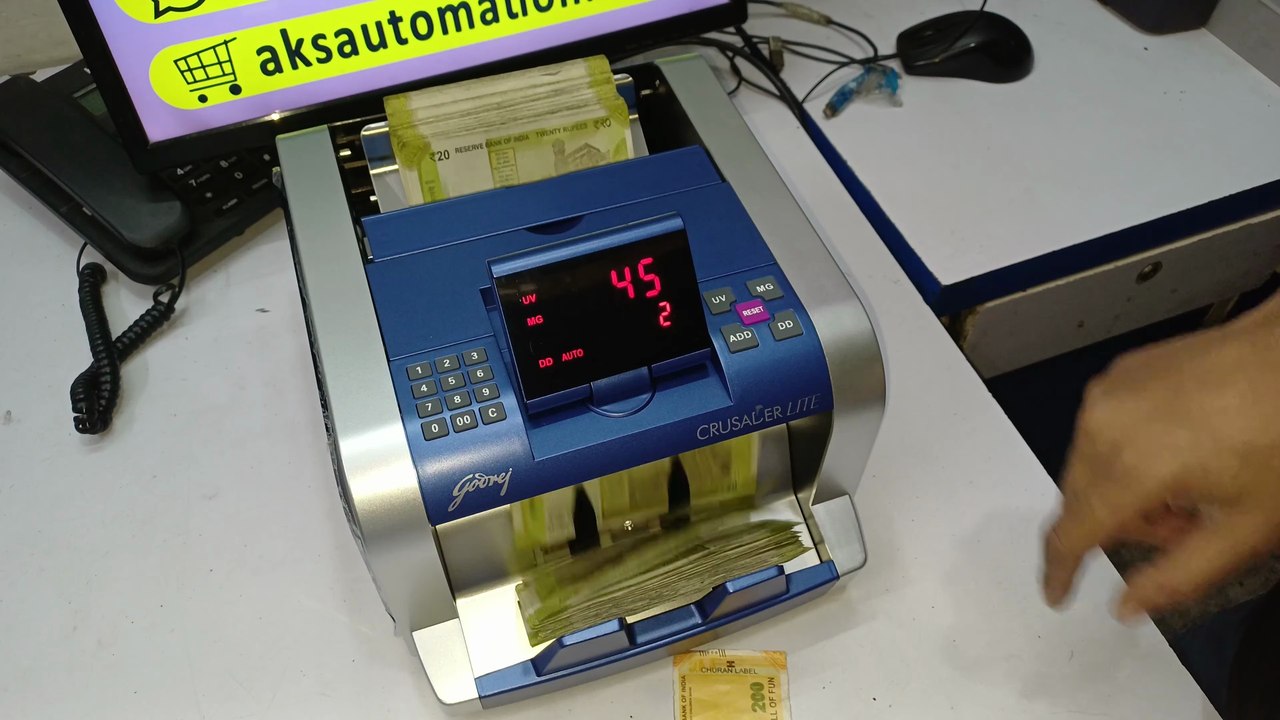 Godrej Cash Counting Machine Price & Review 2026 | Delhi NCR Doorstep Delivery