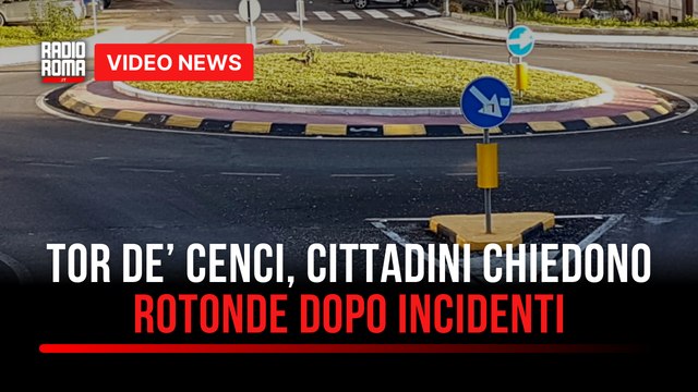 Tor de’ Cenci, cittadini chiedono rotonde dopo incidenti