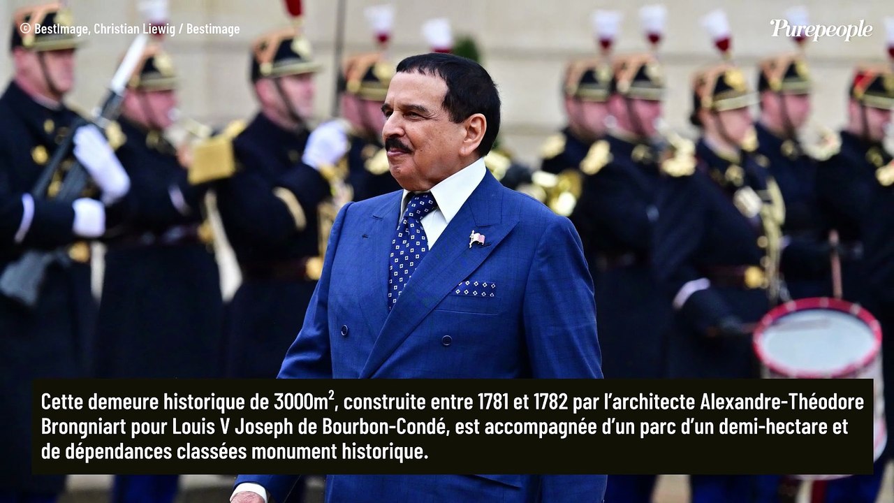 Le roi du Bahreïn propriétaire d'un immense hôtel particulier à Paris, monument historique construit pour l'arrière petit-fils de Louis XIV