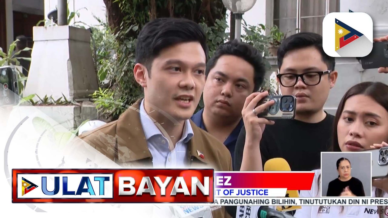 DOJ, iginiit na walang epekto ang pagtestigo ni Roberto Bernardo sa plunder cases na kaugnay ng flood control anomaly sa Bulacan | ulat ni RR Tubice