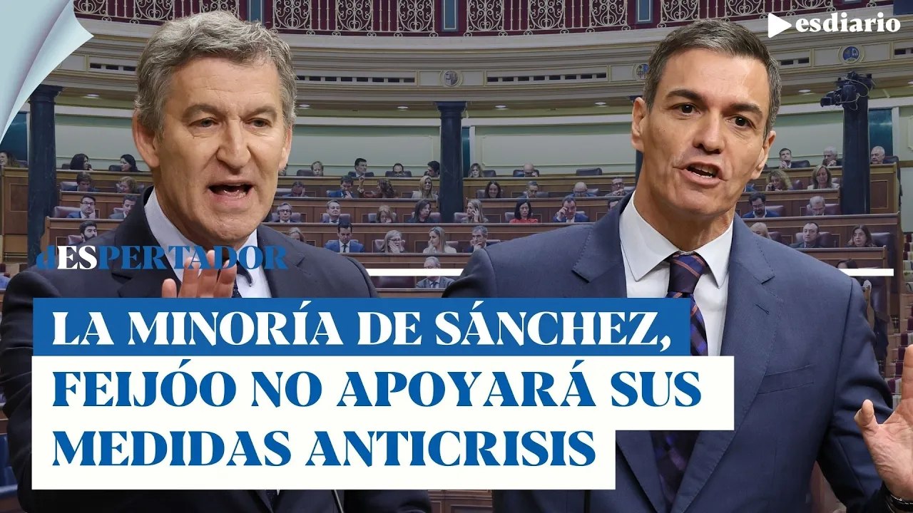Sánchez sufre su minoría en el Congreso: Feijóo no apoyará sus medidas anticrisis | ESdiario