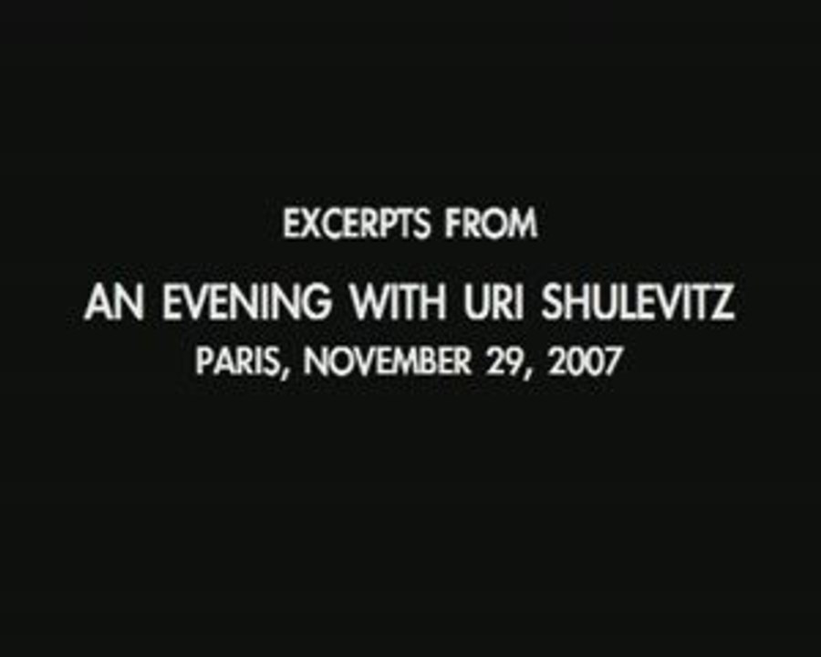 An evening with Uri Shulevitz