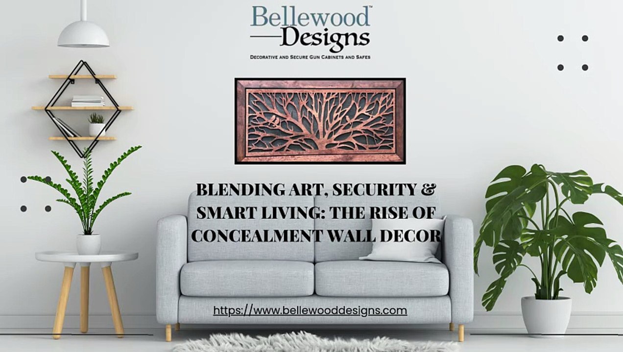 Modern Wall Art with Hidden Functionality – Smart Home Decor Innovation
