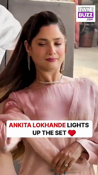 Ankita Lokhande brings her charm and style to the set atmosphere. Her appearance has already sparked excitement among fans eager to see more from the show.