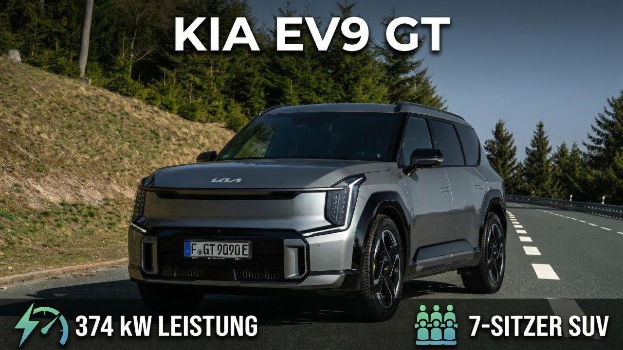 2026 Kia EV9 GT vorgestellt: 374 kW Power im großen Elektro-SUV