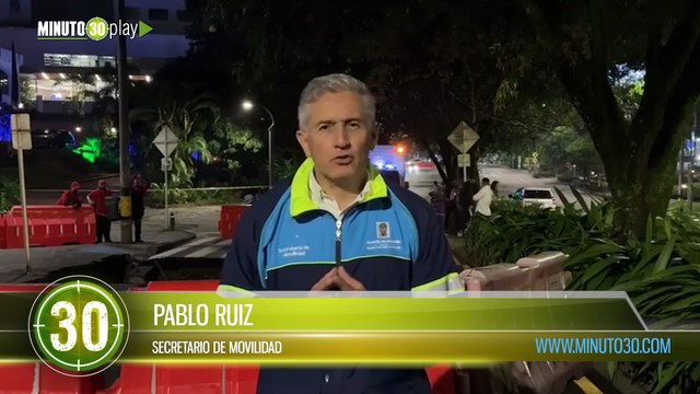 Caos vial en El Poblado: cierre total de la avenida obliga a usar rutas alternas