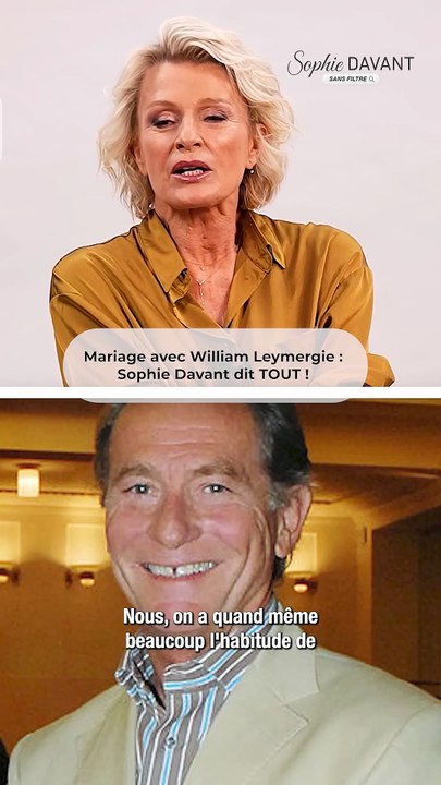 Mariage avec William Leymergie : Sophie Davant dit TOUT !
