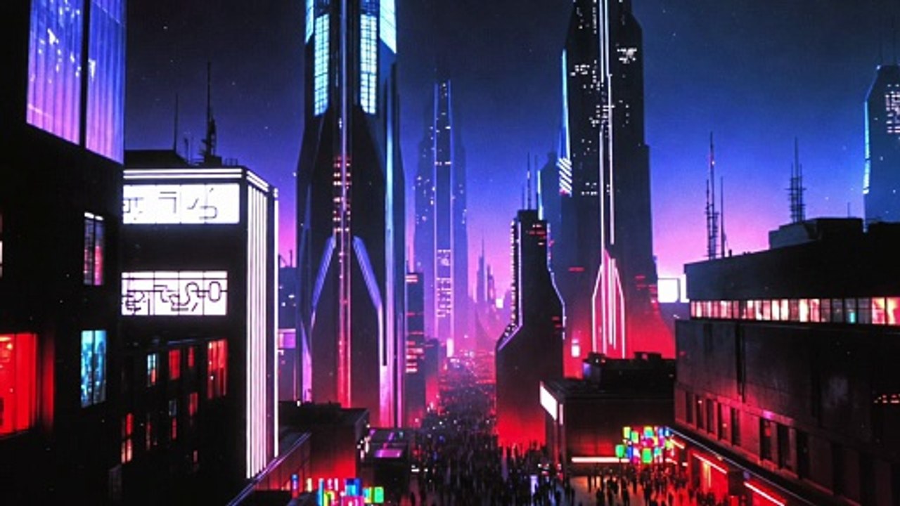 Neon Meridian (Synthwave / Retrowave Night Drive)