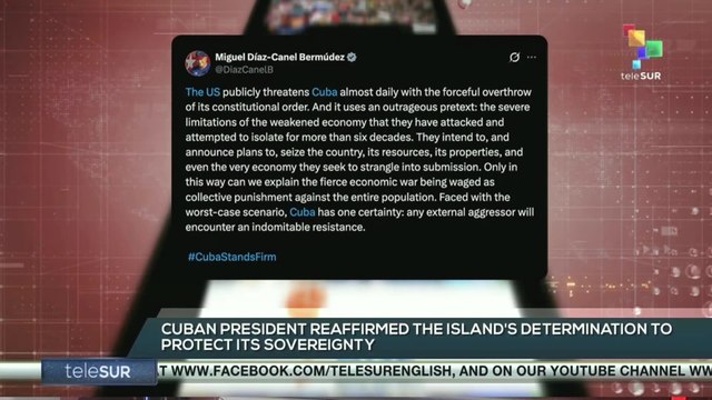 Cuba | President reaffirms national determination to protect its sovereignty