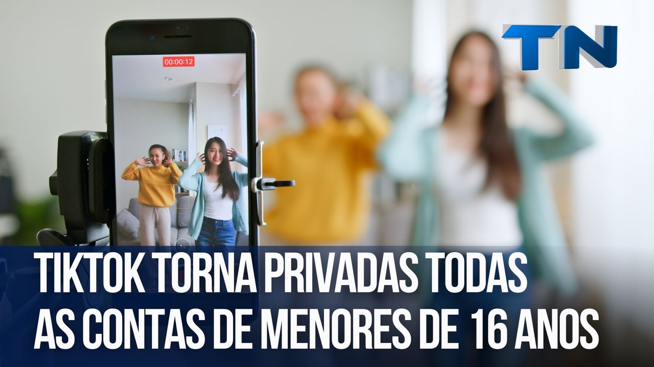 TikTok torna privadas todas as contas de menores de 16 anos
