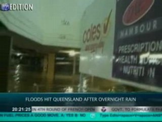 Floods Hit Queensland After Overnight Rain