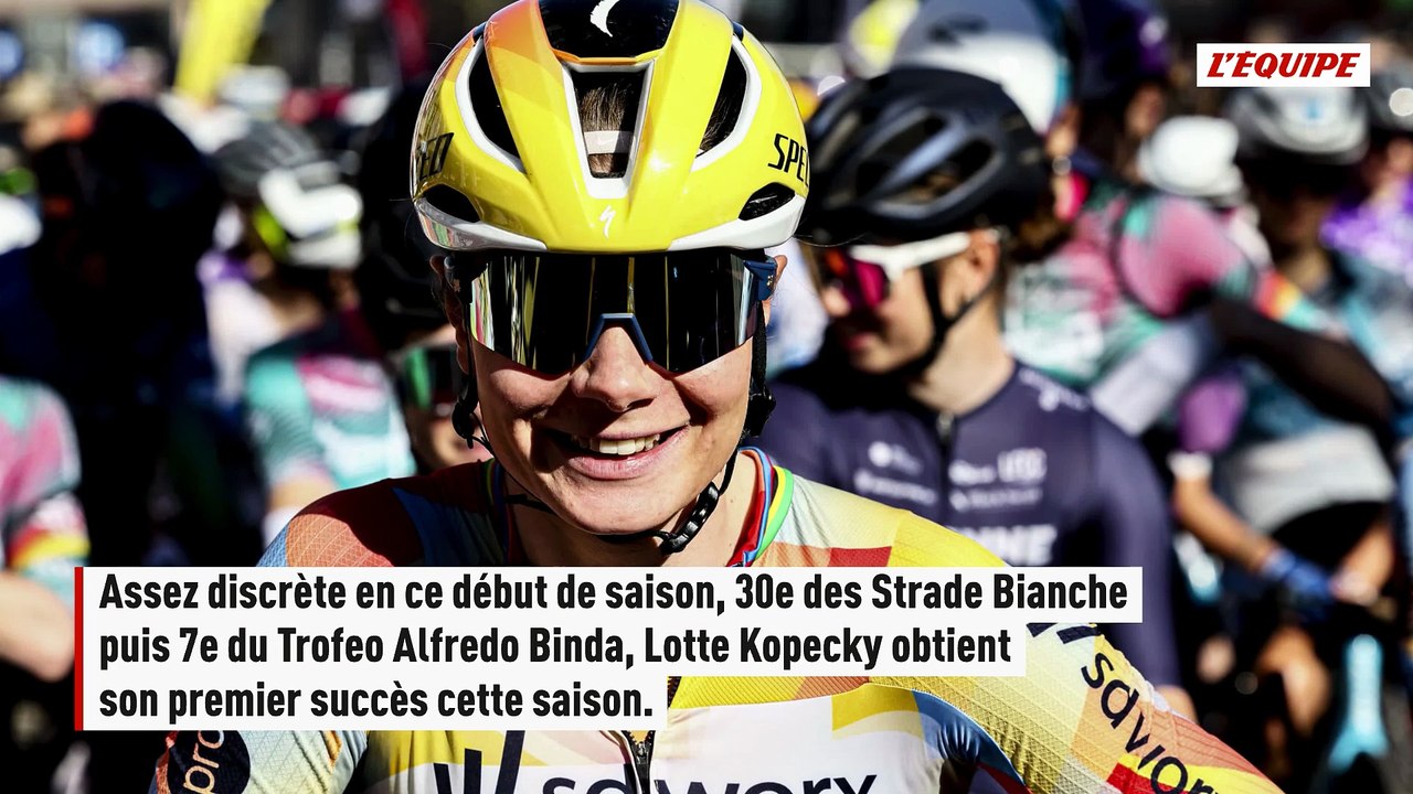 Lotte Kopecky remporte sa première victoire de la saison en s'offrant Nokere Koerse - Cyclisme - Nokere-Koerse