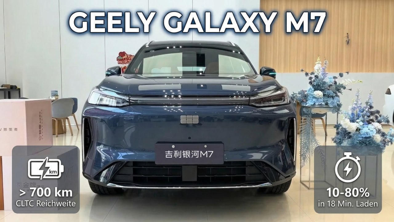 2026 Geely Galaxy M7 PHEV: Neues SUV mit Mega-Reichweite
